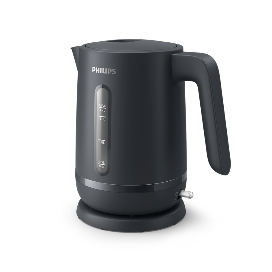 Philips Kettle 1000 Series 1.7L 2200W Charcoal Grey Boil Dry Protection LED